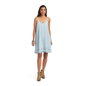 10040706 Ariat Wms Meadow Dress Light Denim