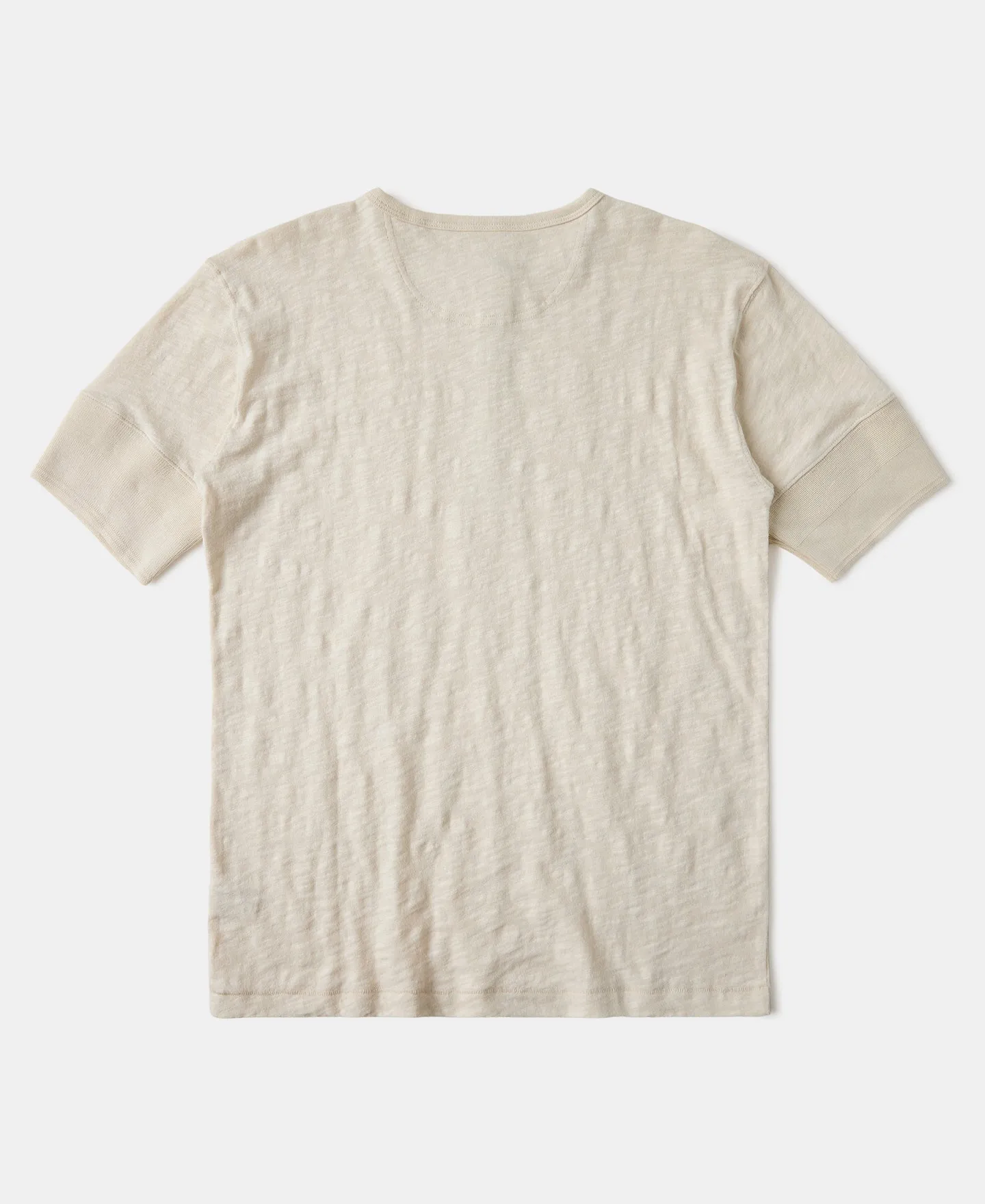 1890s Slub Cotton Henley T-Shirt