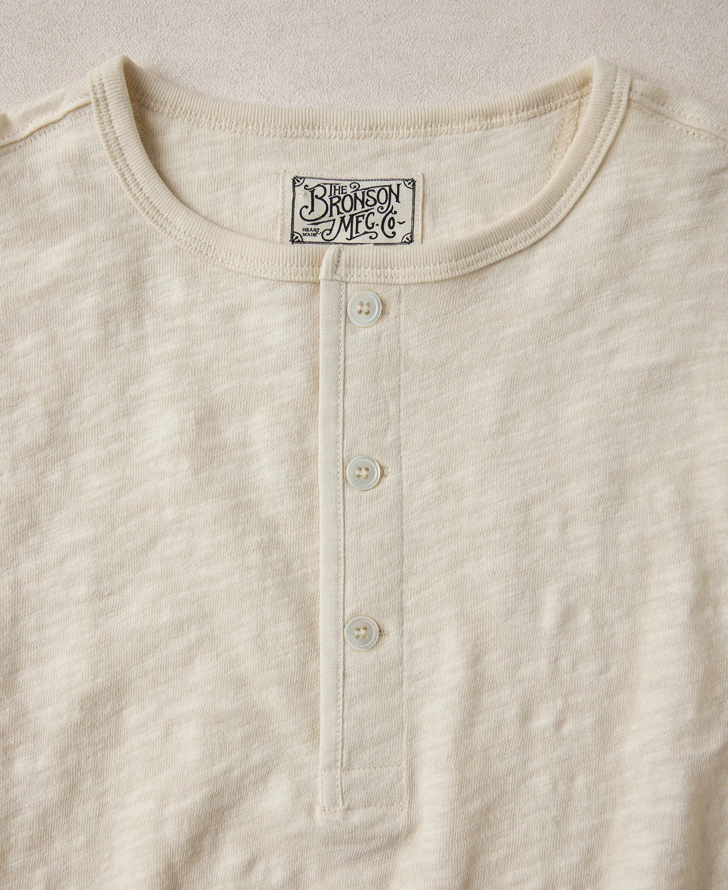 1890s Slub Cotton Henley T-Shirt