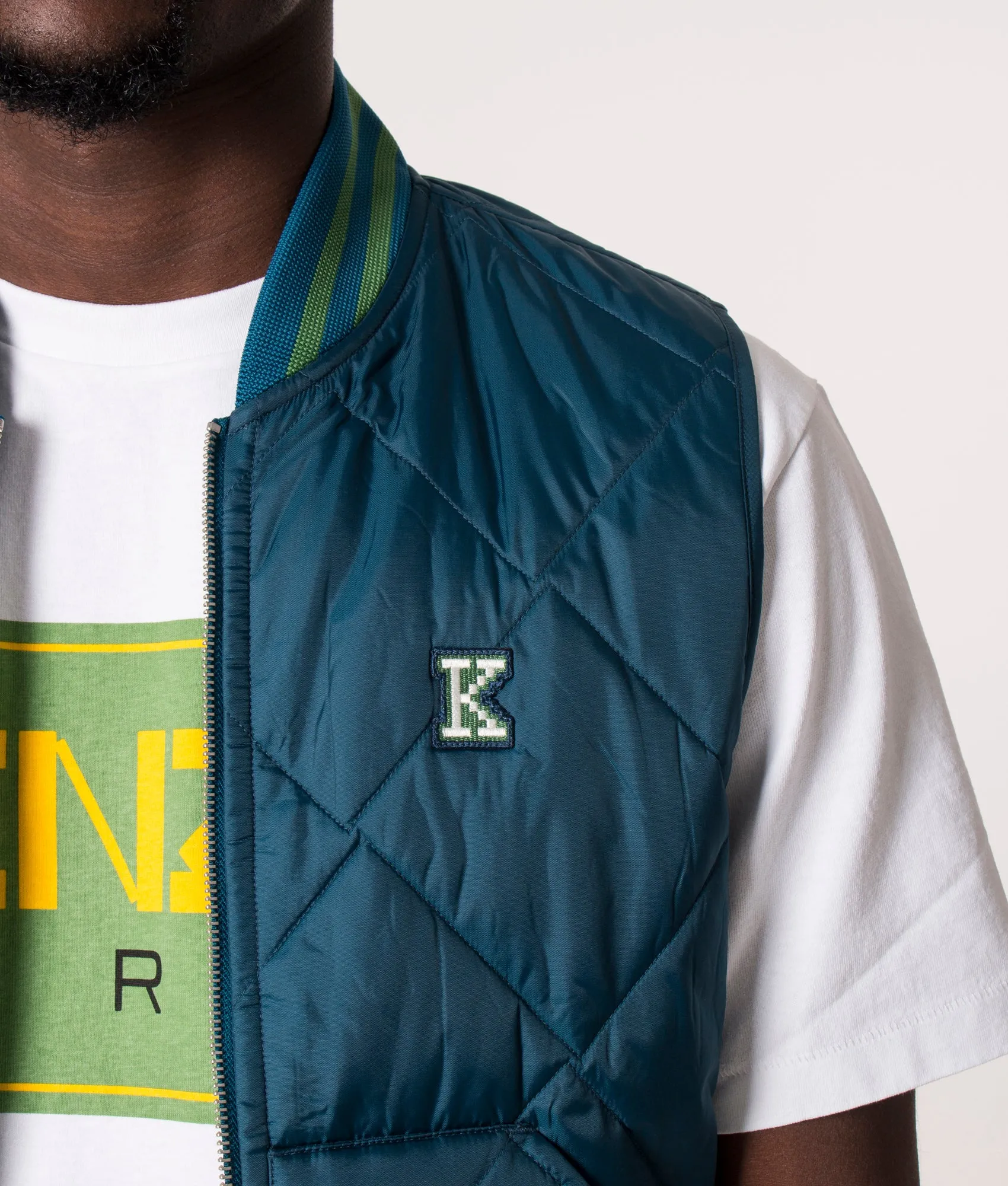 2 in 1 KENZO Pixel Logo Harrington Bomber Jacket