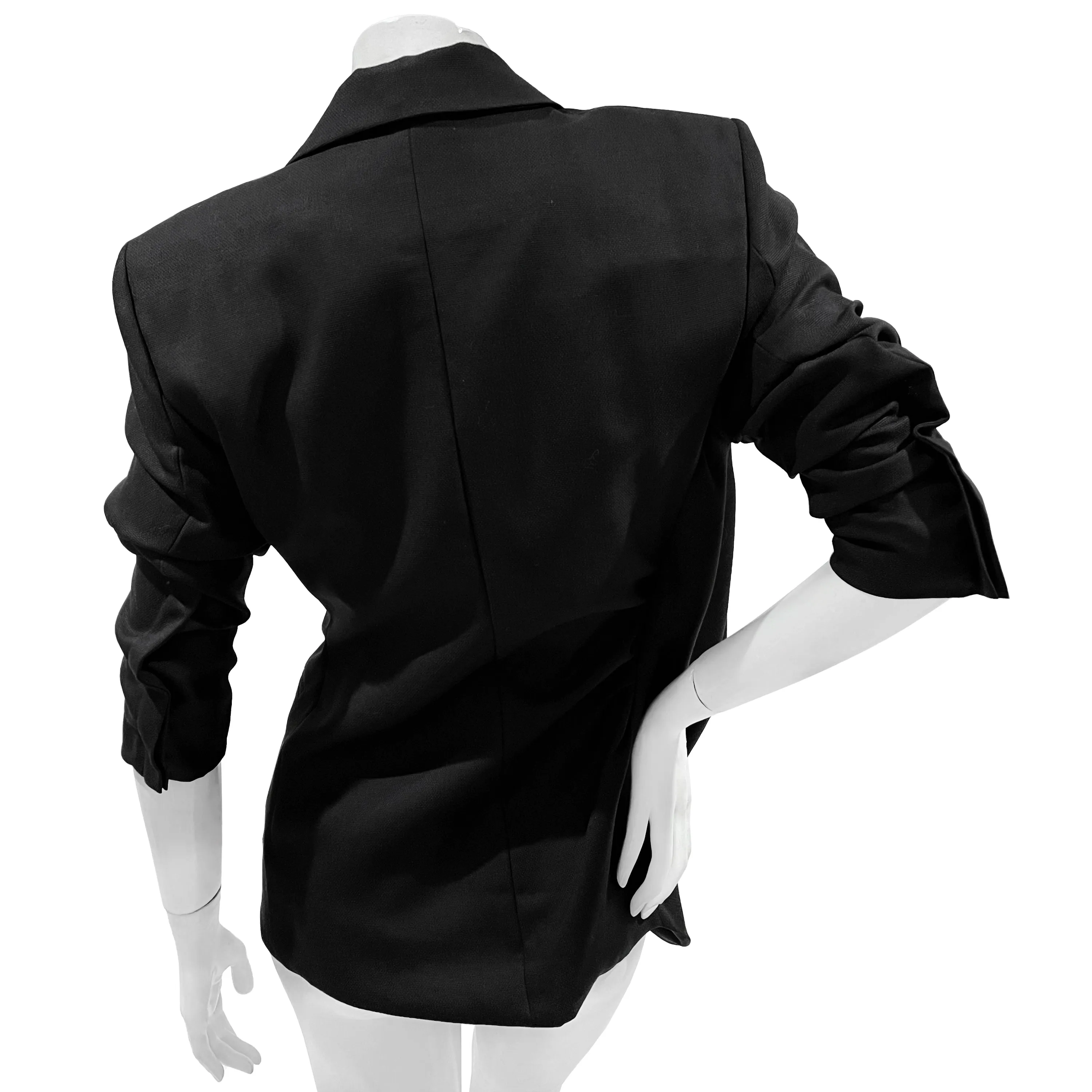 2018 Black La Bomba Cinched Blazer