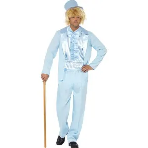 90s Stupid Tuxedo Costume - Blue