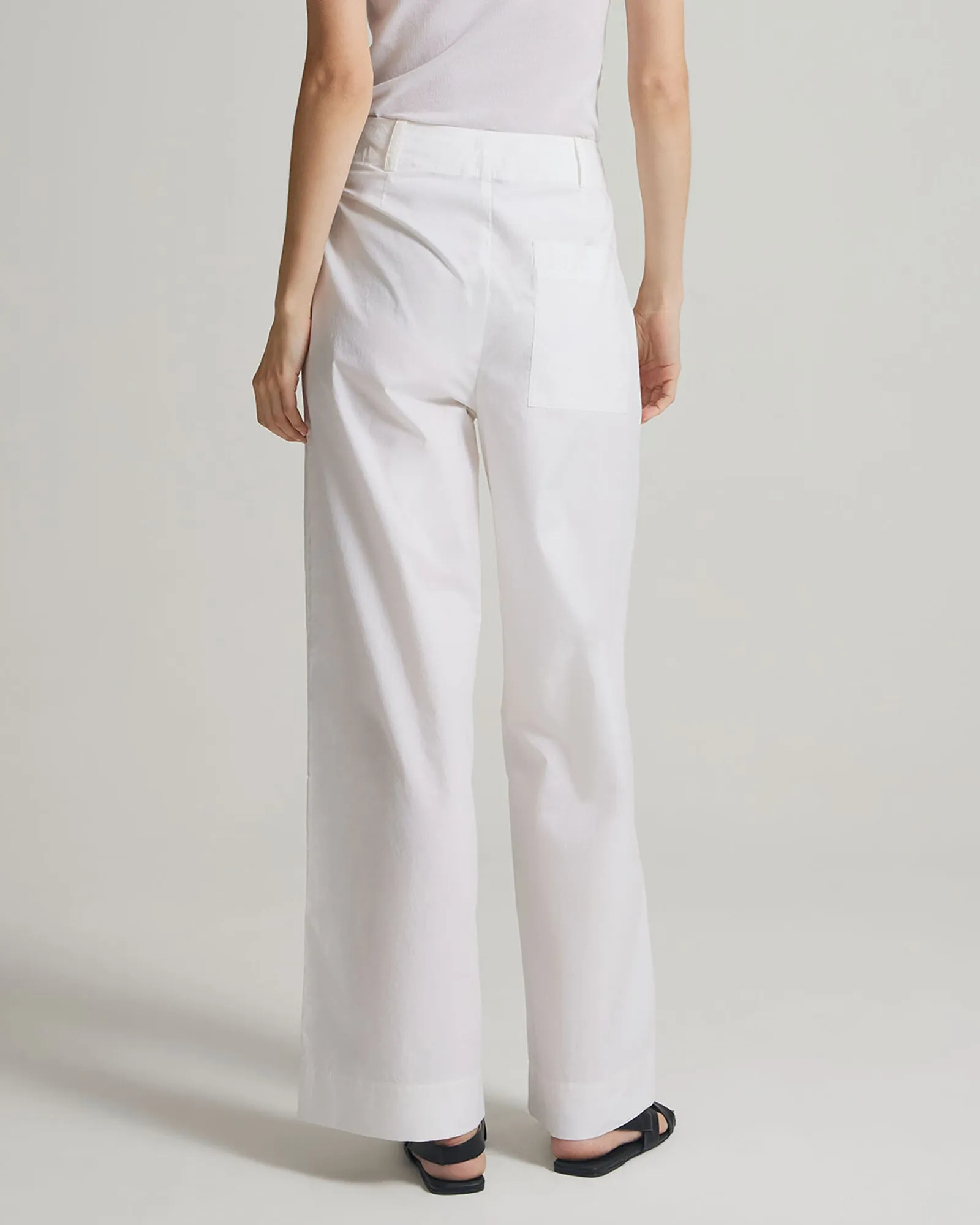 Adrien Pant in White