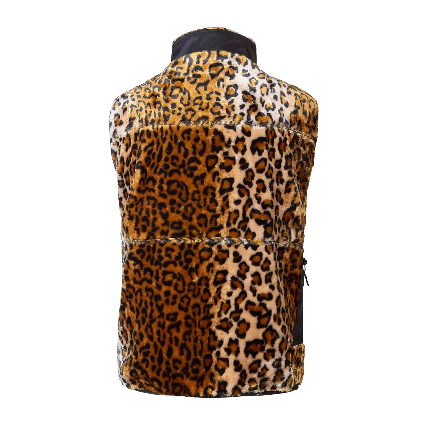 Animal Print Sherpa Fleece Commuter Cycling Gilet