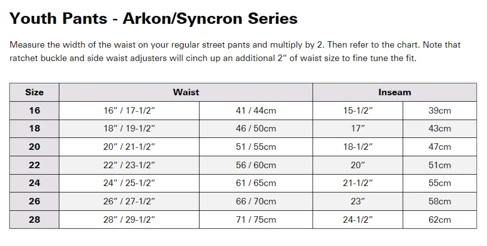 Answer Syncron Meltdown Youth Pants