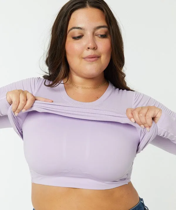 Aspen Long Sleeve Bra Top