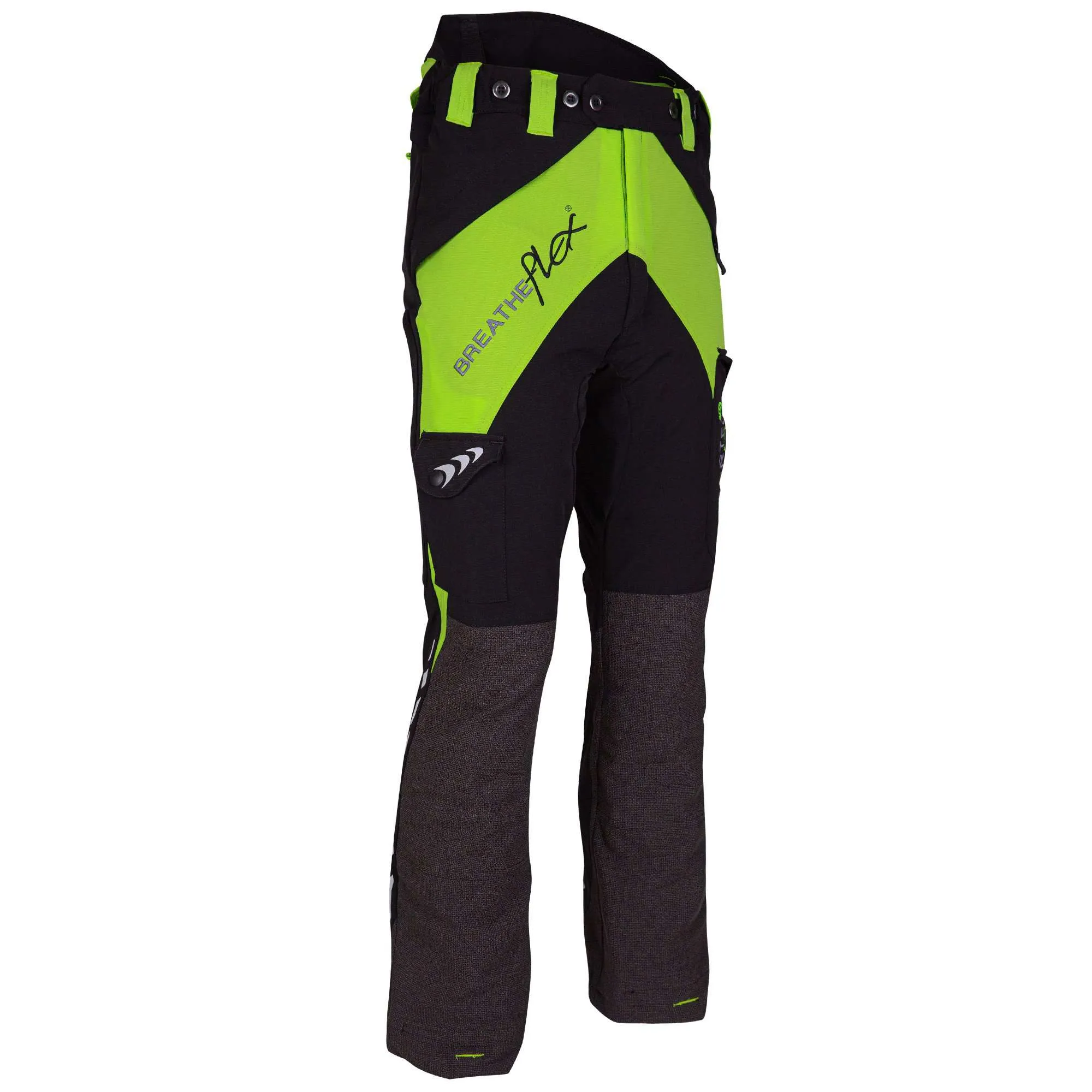 AT4015 Breatheflex Chainsaw Trousers Design A Plus Class 1 - Lime