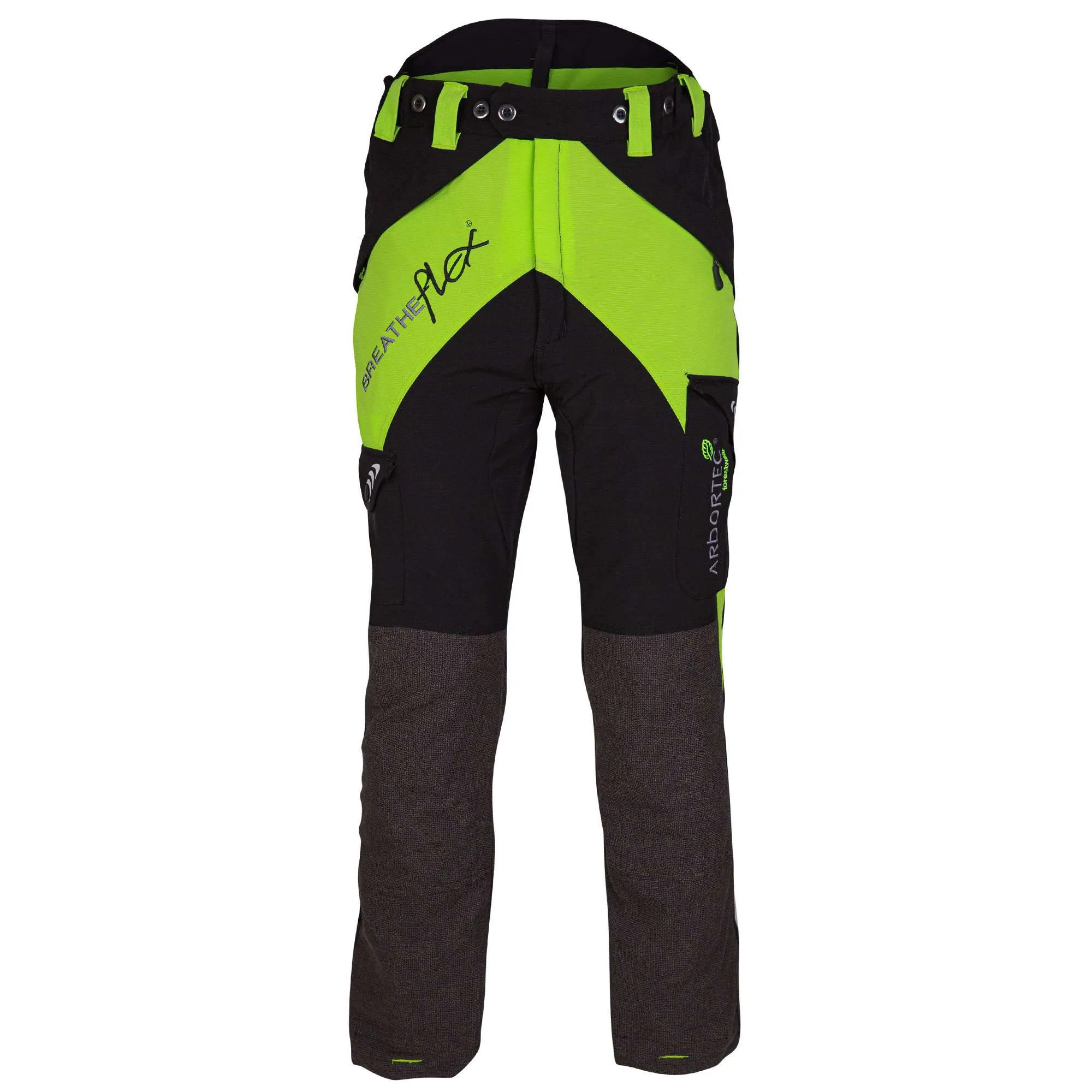 AT4015 Breatheflex Chainsaw Trousers Design A Plus Class 1 - Lime