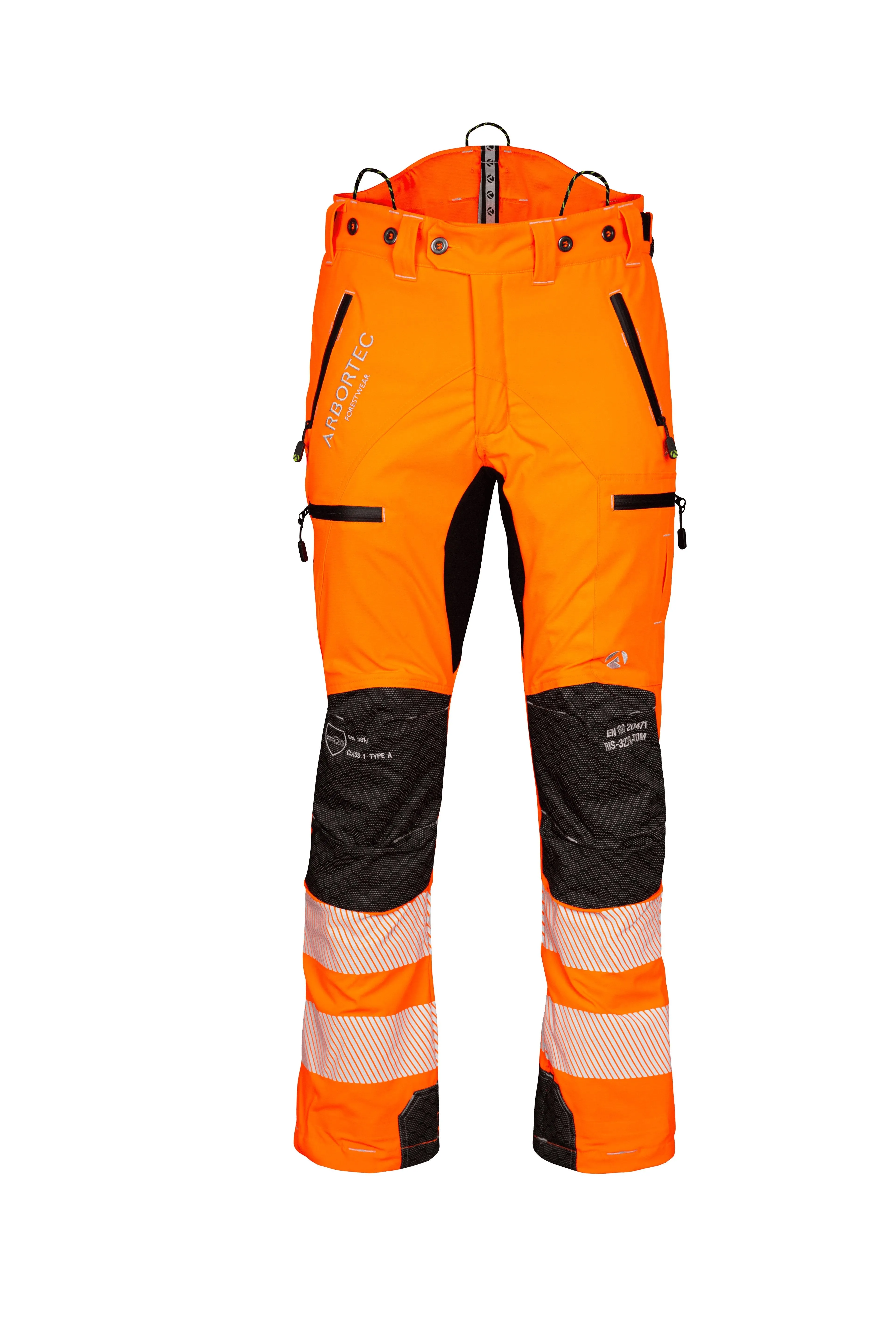 AT4060(US) Breatheflex Pro Chainsaw Pants UL Rated - Hi-Viz Orange