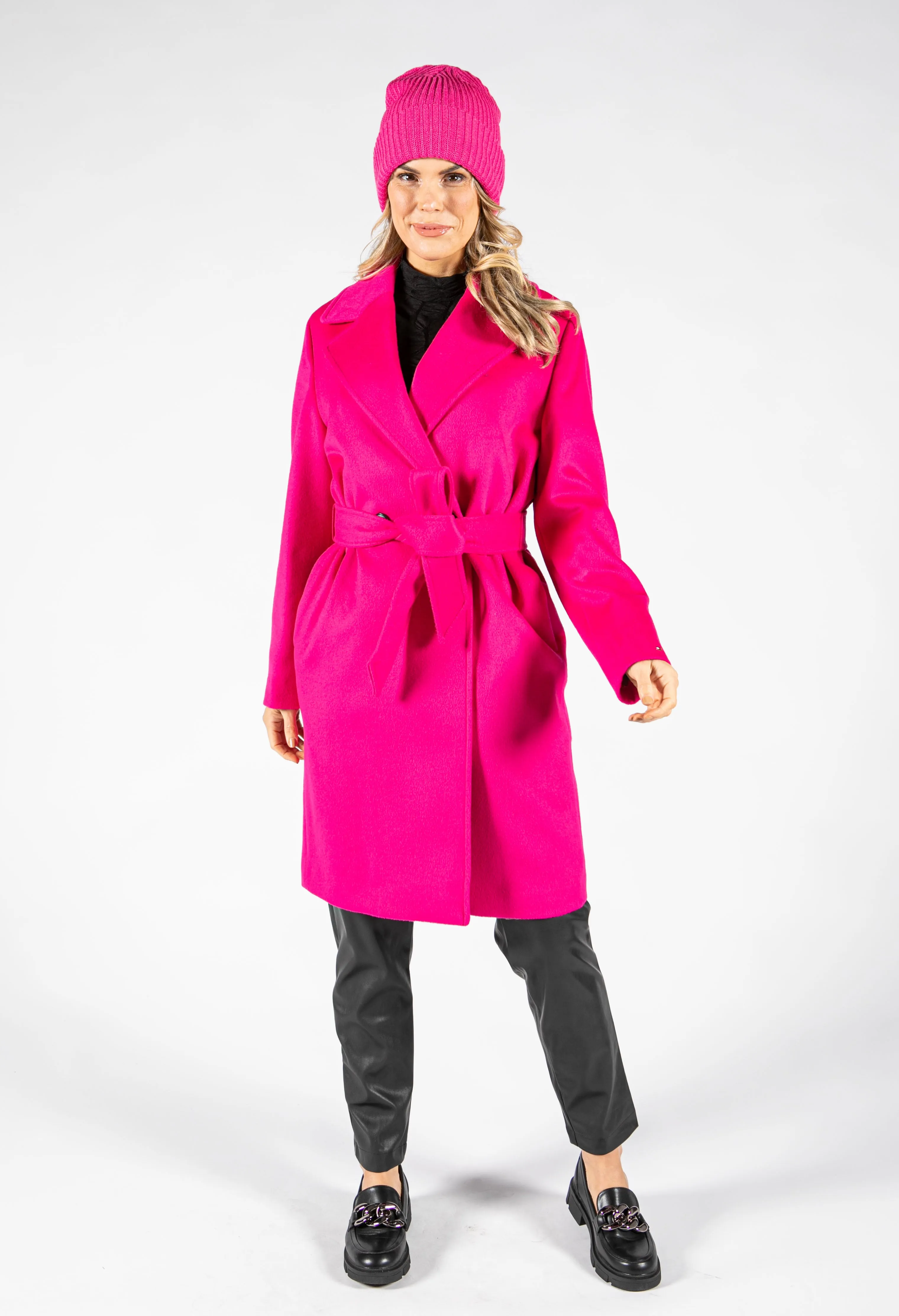 BELTED MIDI-LENGTH COAT