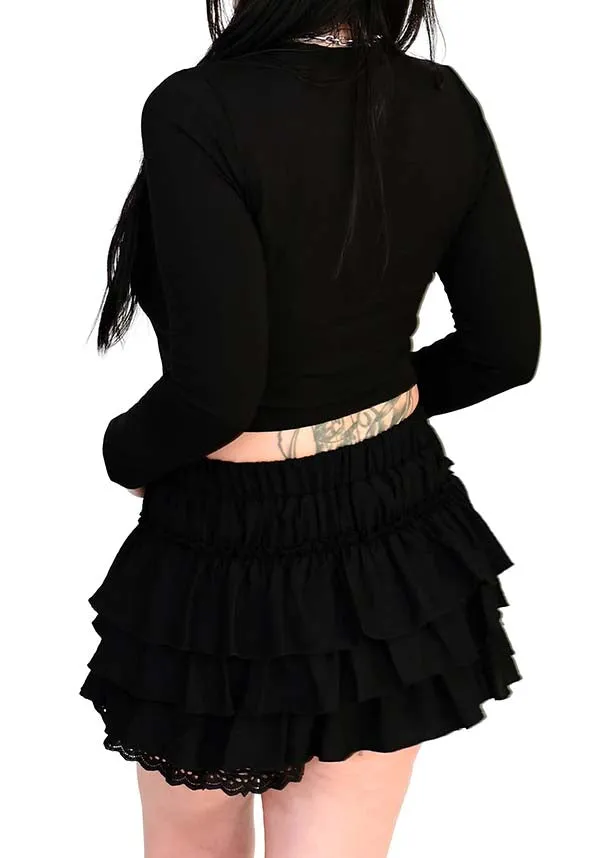 Black Ruffle | BLOOMERS