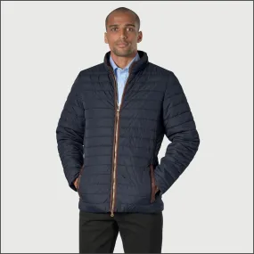 Brook Taverner Orlando Navy Quilted Puffer Jacket Casual--