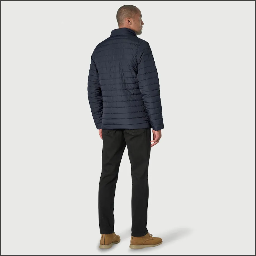 Brook Taverner Orlando Navy Quilted Puffer Jacket Casual--