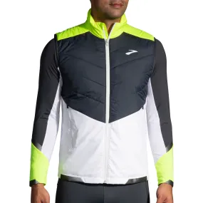 Brooks Run Visible Insulated Mens Running Gilet - White