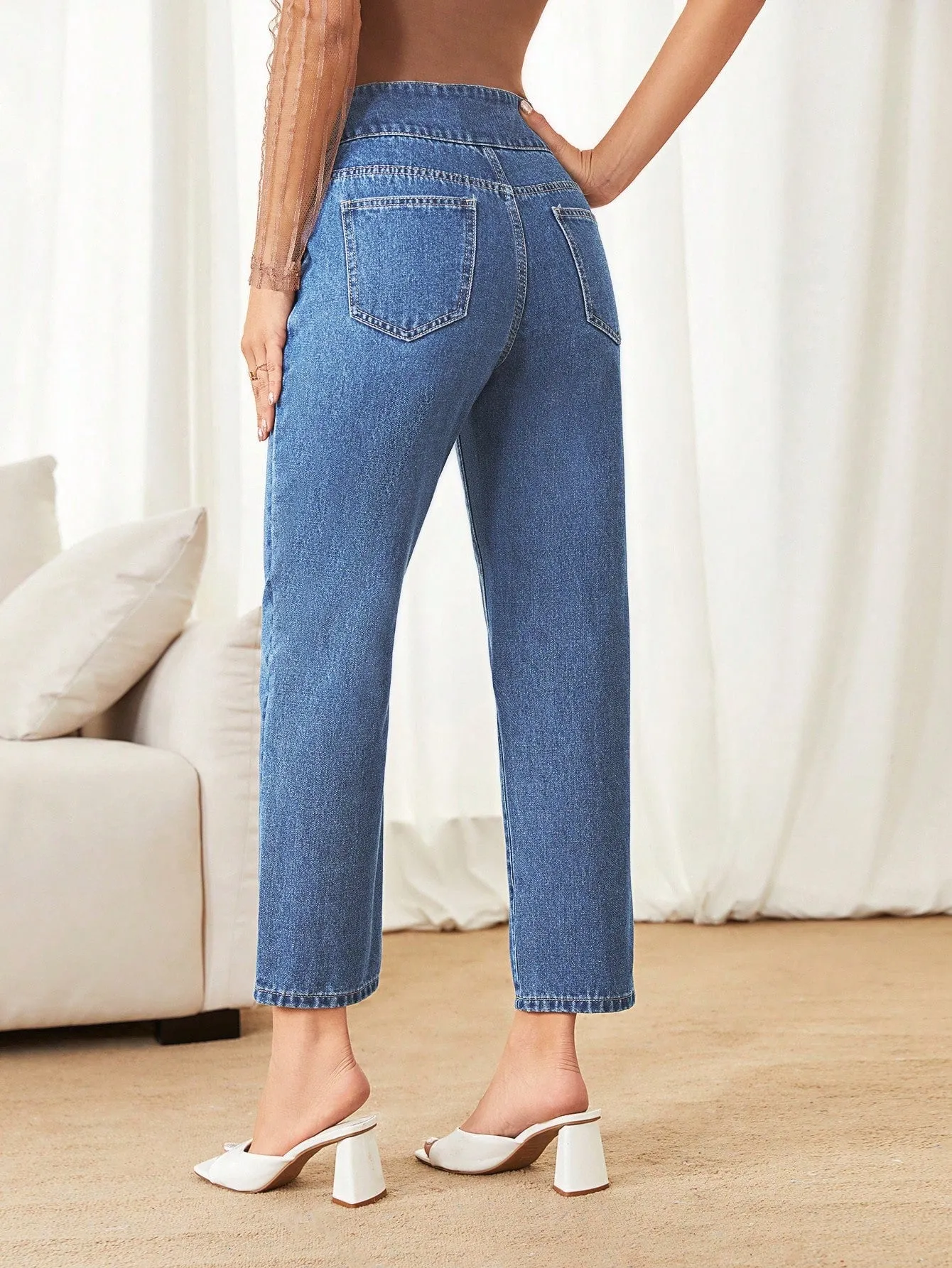 Button Fly Jeans