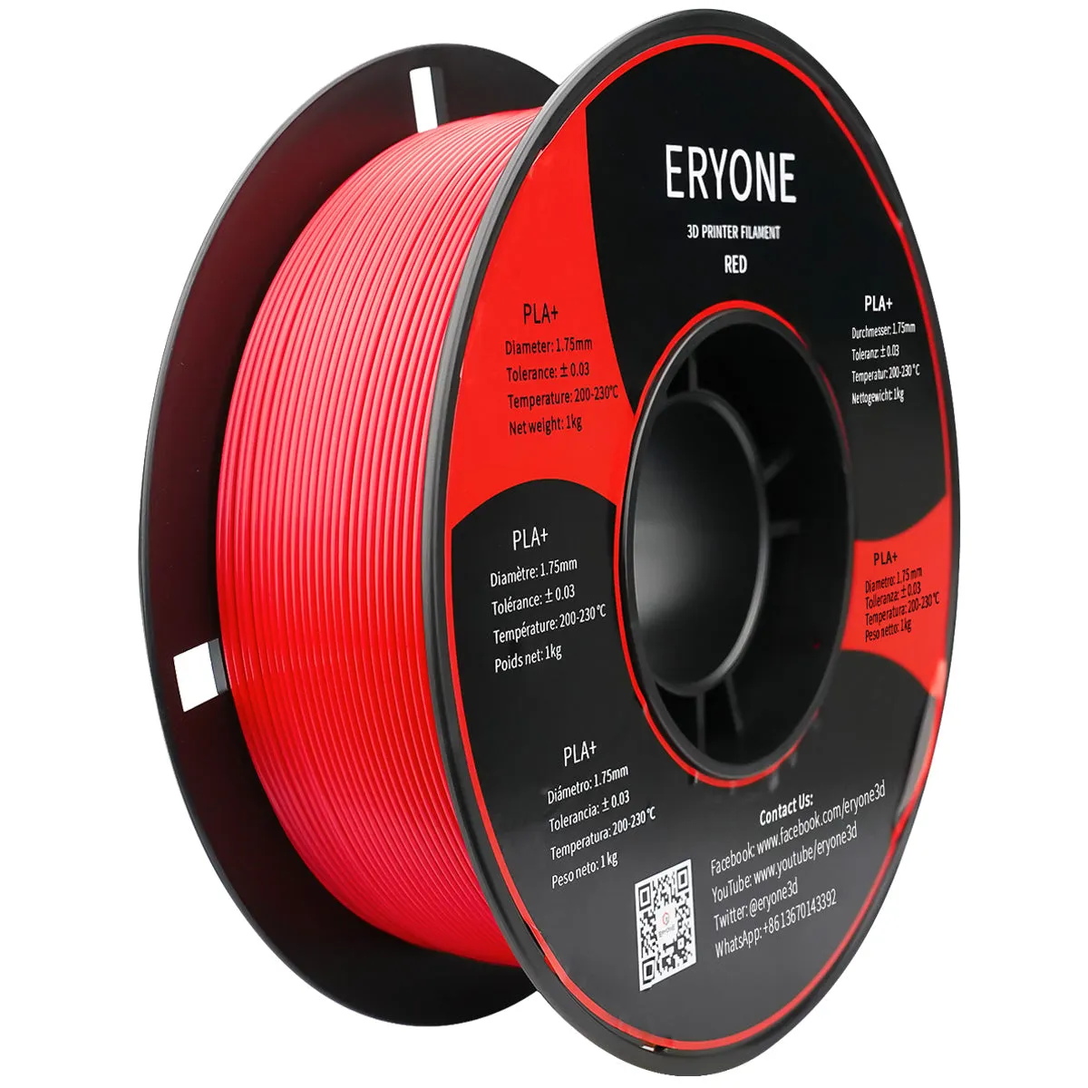 (CA only)Pre-sale- ERYONE All Series PLA 3D Filament 1kg  FREE SHIPPING(MOQ:20 rolls,can mix color)