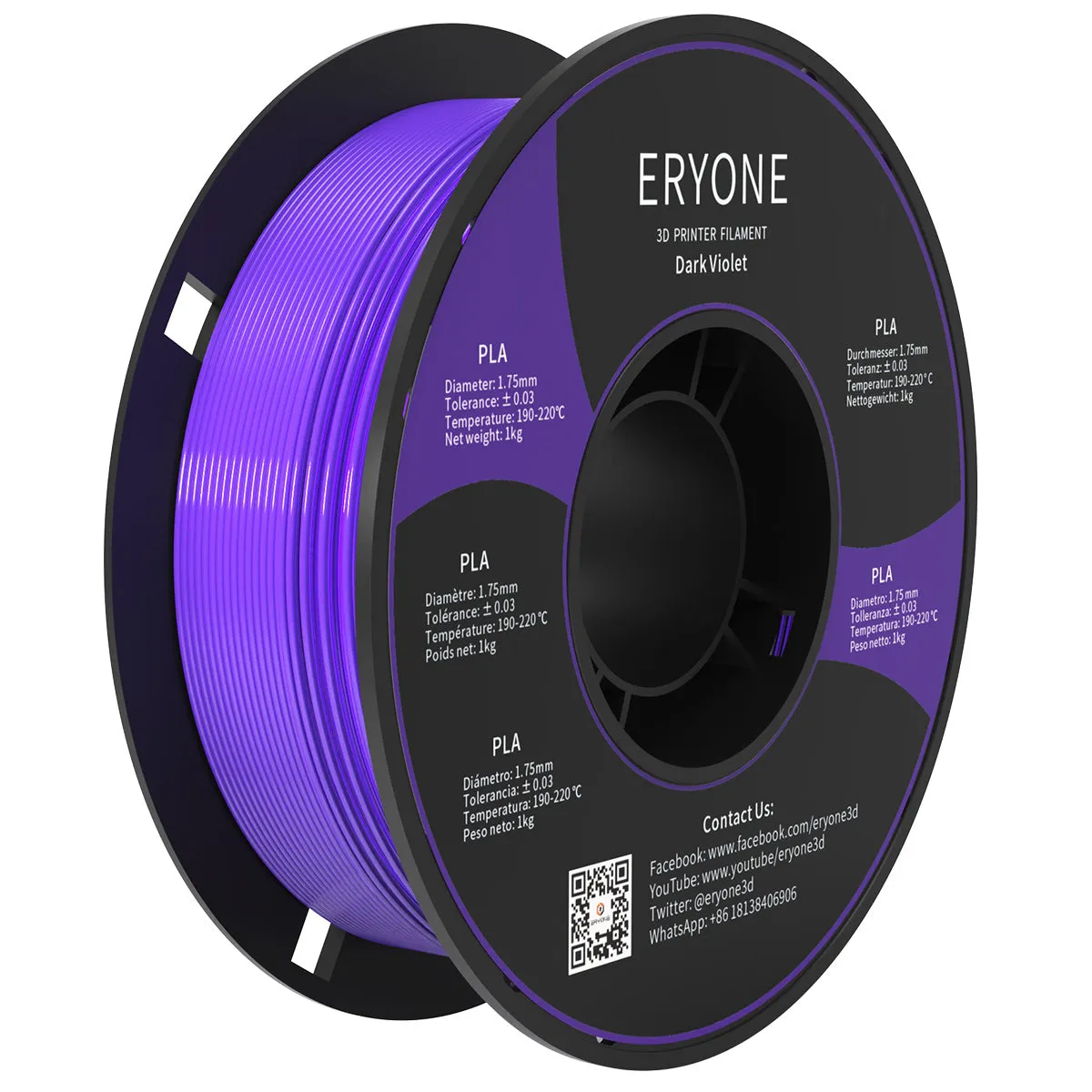 (CA only)Pre-sale- ERYONE All Series PLA 3D Filament 1kg  FREE SHIPPING(MOQ:20 rolls,can mix color)