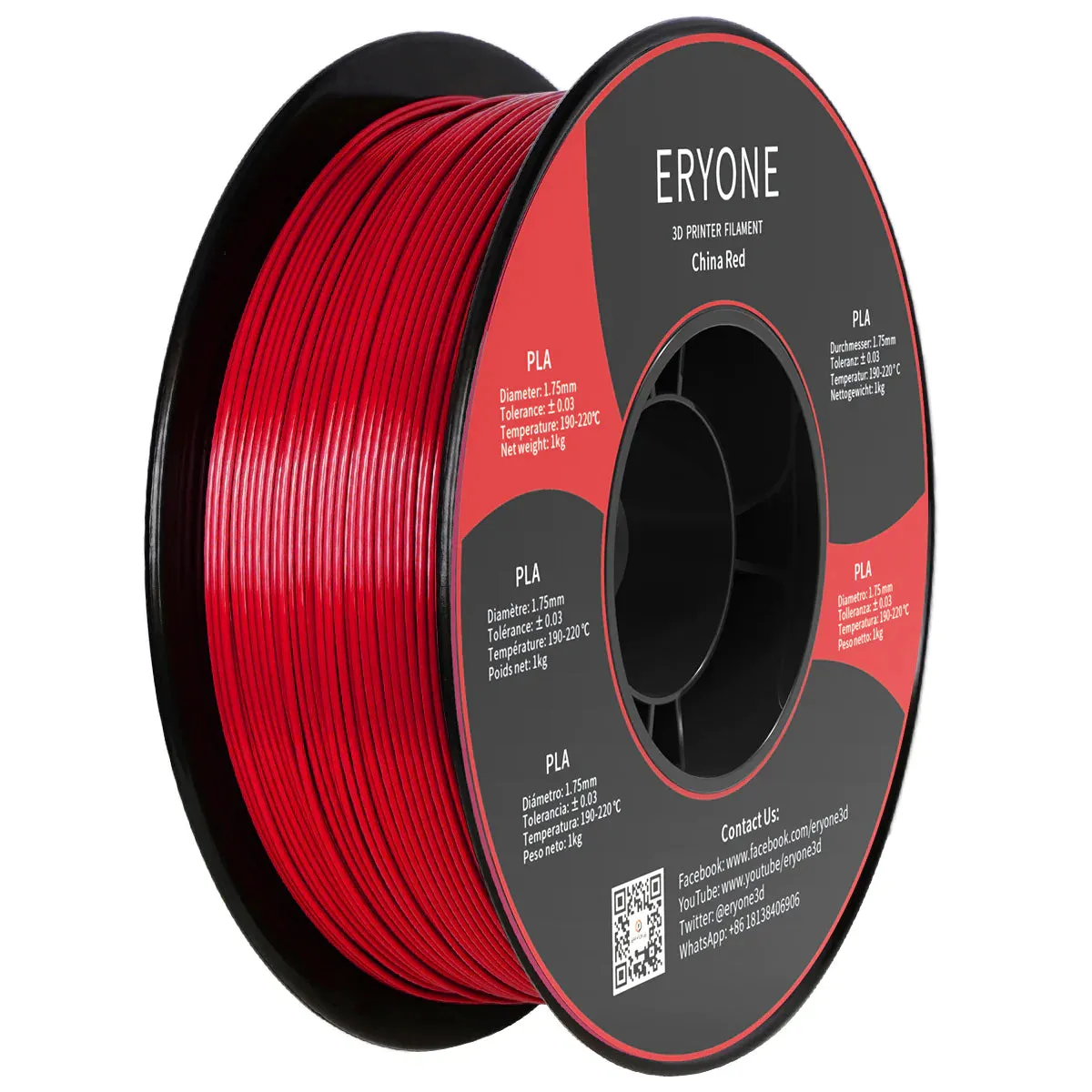 (CA only)Pre-sale- ERYONE All Series PLA 3D Filament 1kg  FREE SHIPPING(MOQ:20 rolls,can mix color)