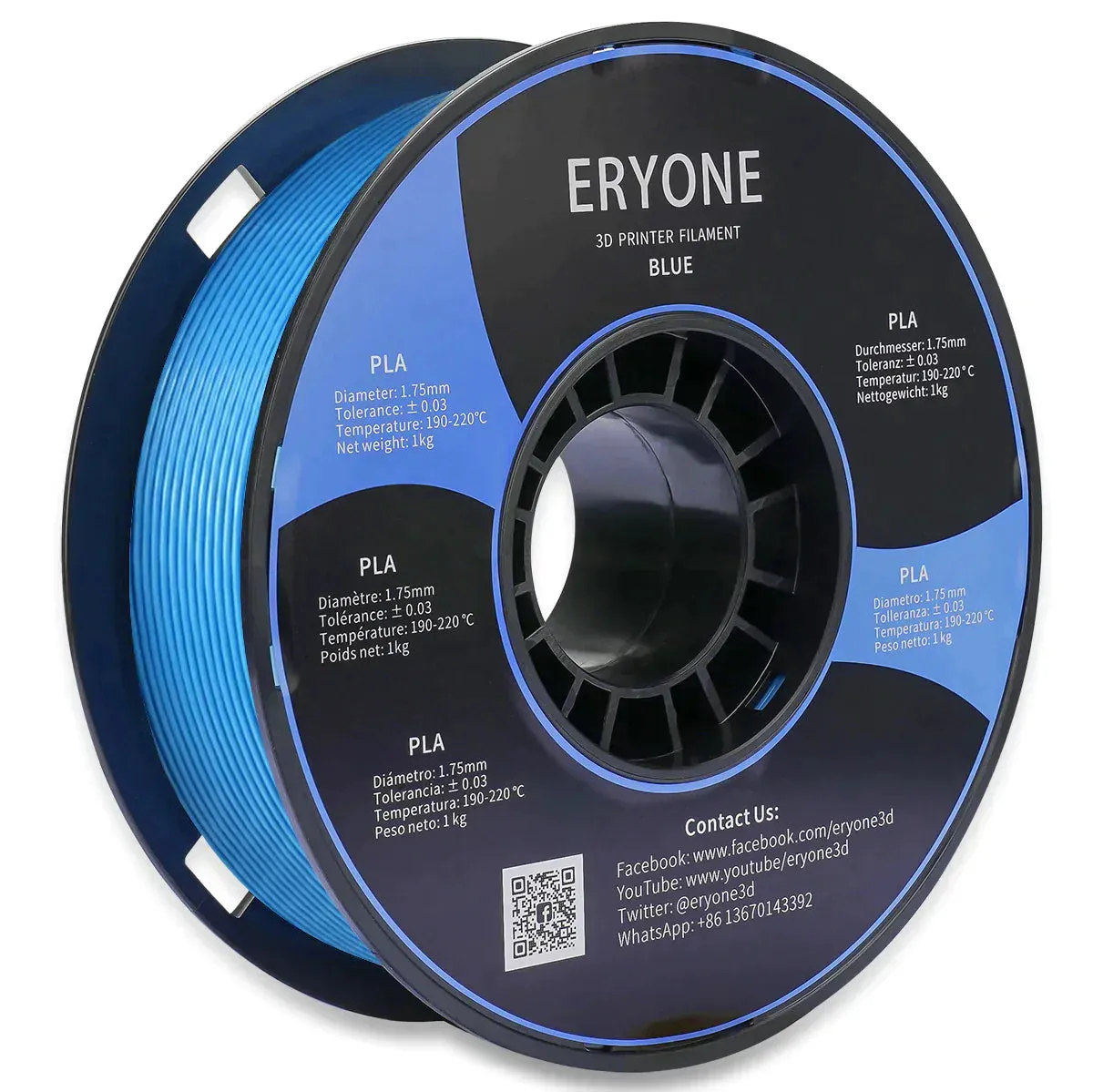 (CA only)Pre-sale- ERYONE All Series PLA 3D Filament 1kg  FREE SHIPPING(MOQ:20 rolls,can mix color)