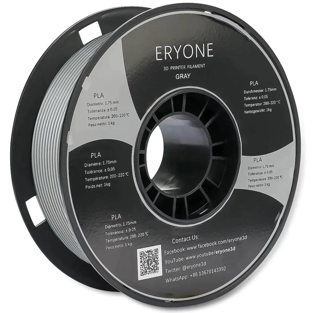 (CA only)Pre-sale- ERYONE All Series PLA 3D Filament 1kg  FREE SHIPPING(MOQ:20 rolls,can mix color)