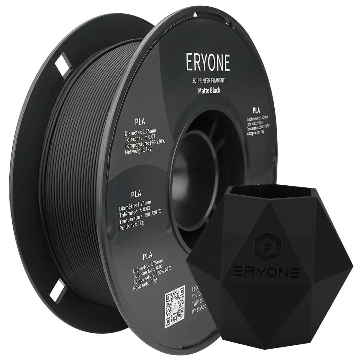 (CA only)Pre-sale- ERYONE All Series PLA 3D Filament 1kg  FREE SHIPPING(MOQ:20 rolls,can mix color)