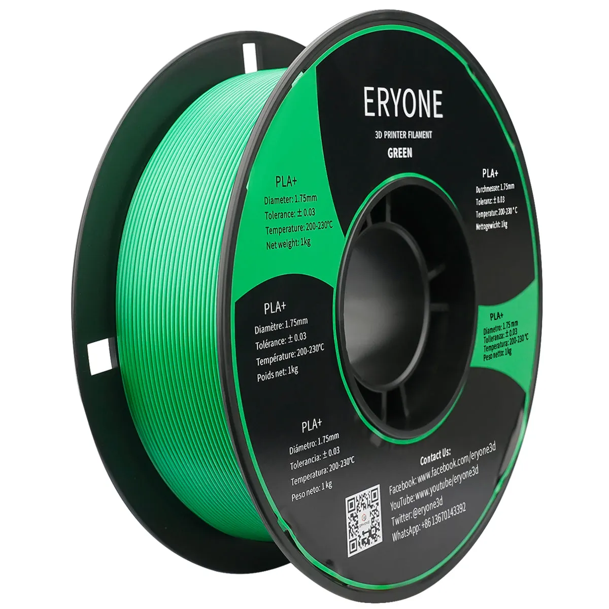 (CA only)Pre-sale- ERYONE All Series PLA 3D Filament 1kg  FREE SHIPPING(MOQ:20 rolls,can mix color)