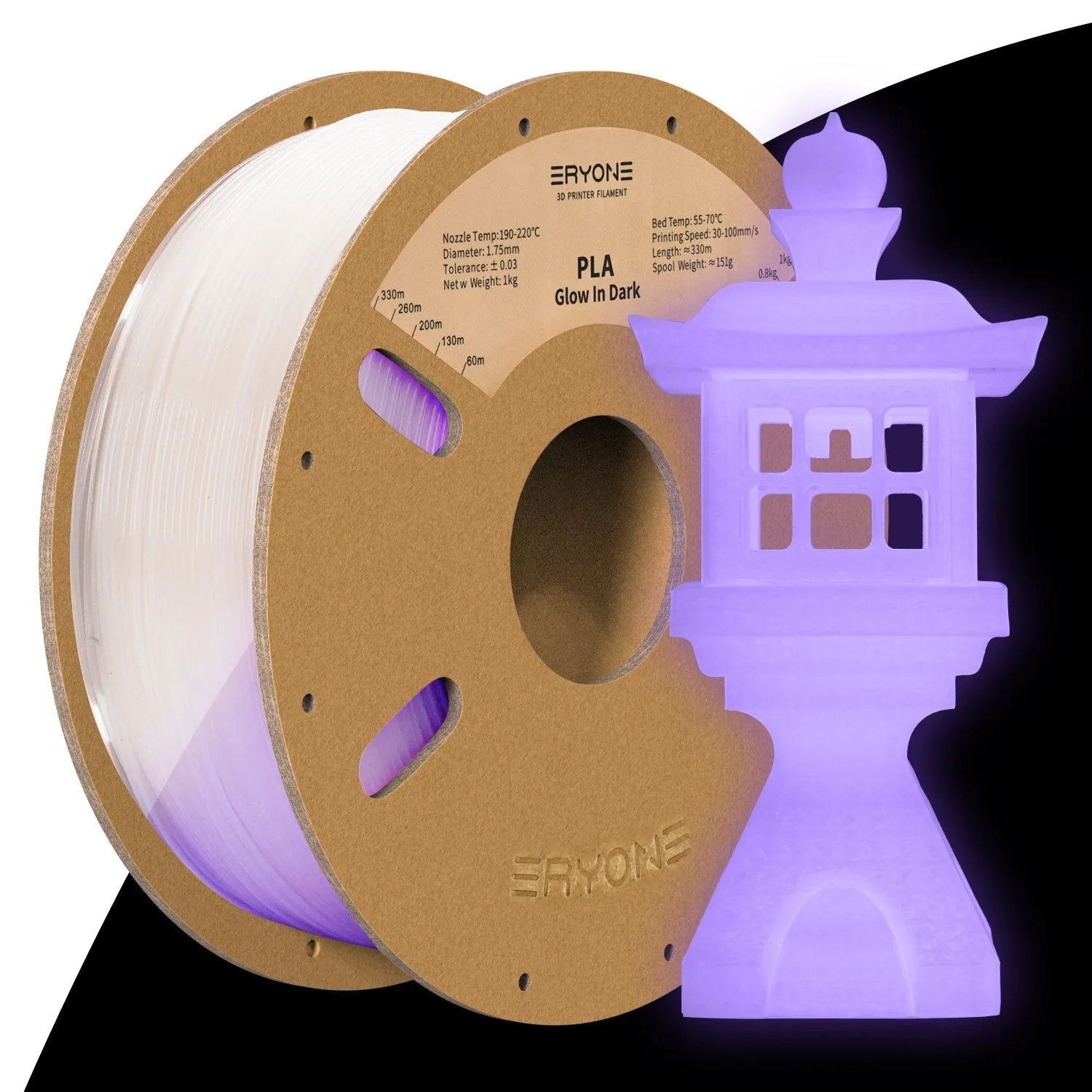 (CA only)Pre-sale- ERYONE All Series PLA 3D Filament 1kg  FREE SHIPPING(MOQ:20 rolls,can mix color)