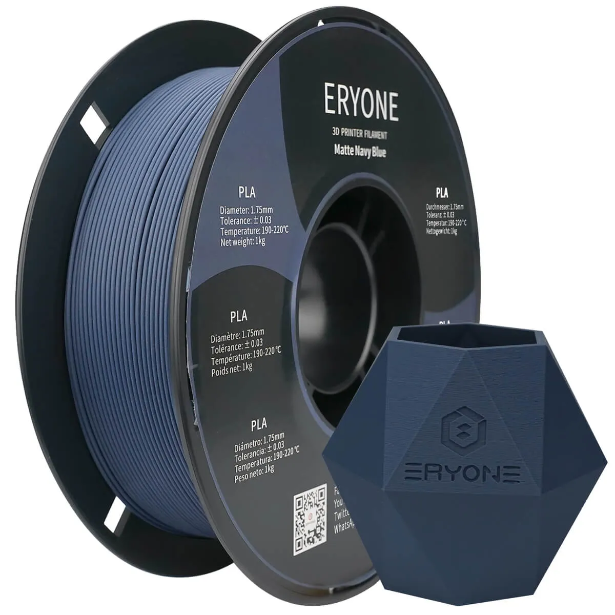 (CA only)Pre-sale- ERYONE All Series PLA 3D Filament 1kg  FREE SHIPPING(MOQ:20 rolls,can mix color)