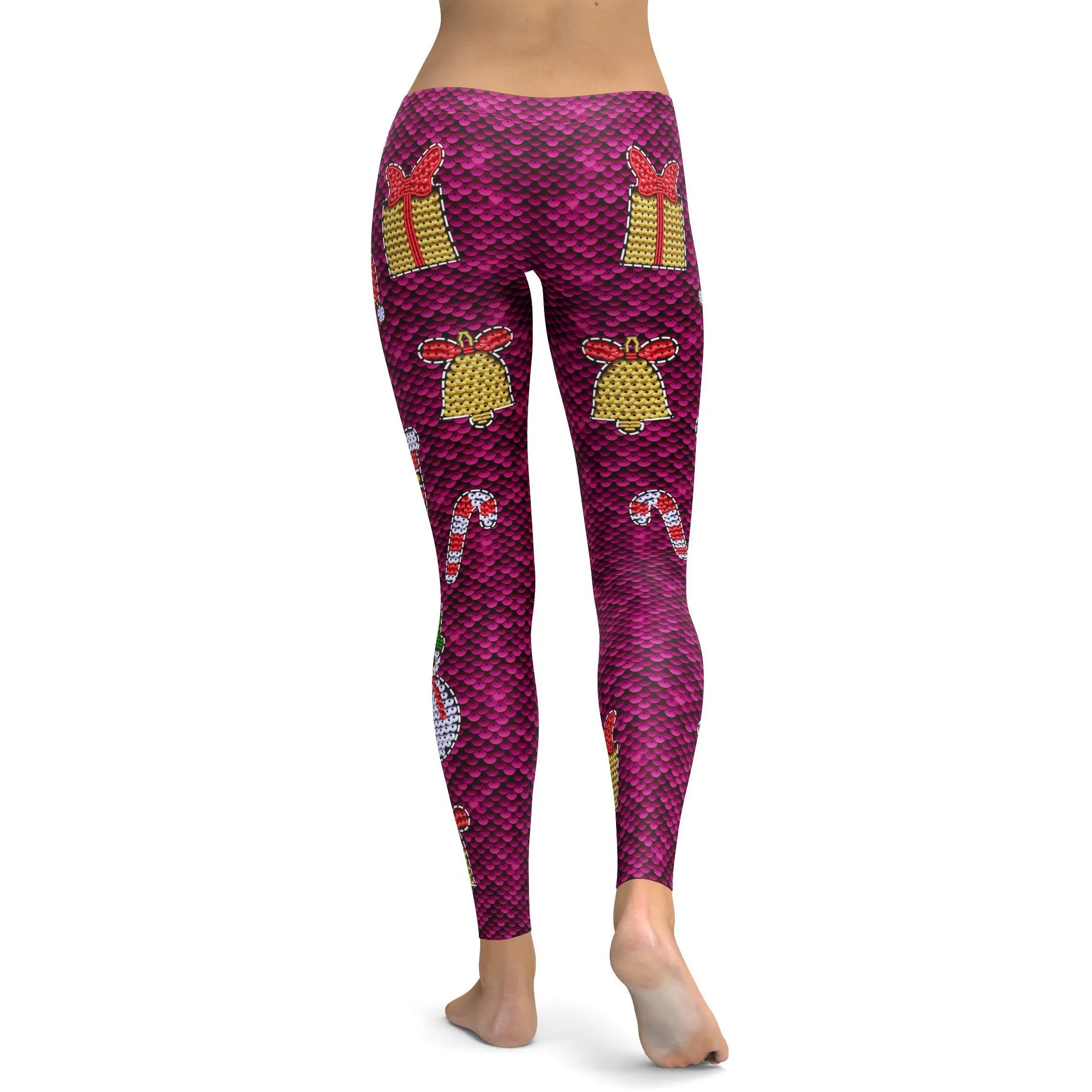 Christmas Paillette Leggings