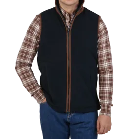 Dark Navy Fleece Aylsham Gilet