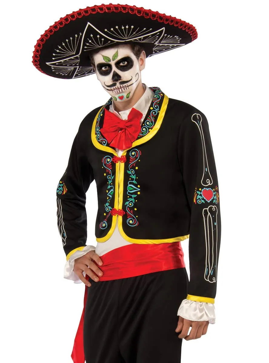 Day of the Dead Senor Plus Size Mens Halloween Costume