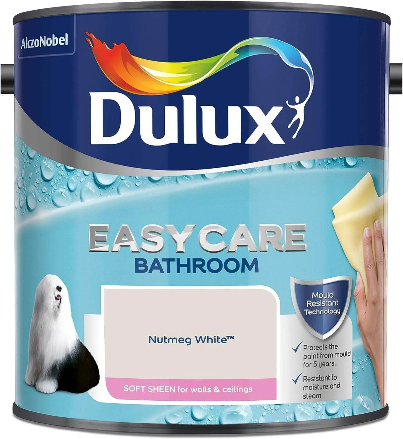 Dulux Easy Care Bathroom 2.5L - Nutmeg White