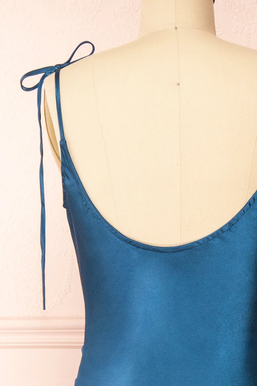 Elyse Royal Blue | Cowl Neck Midi Dress