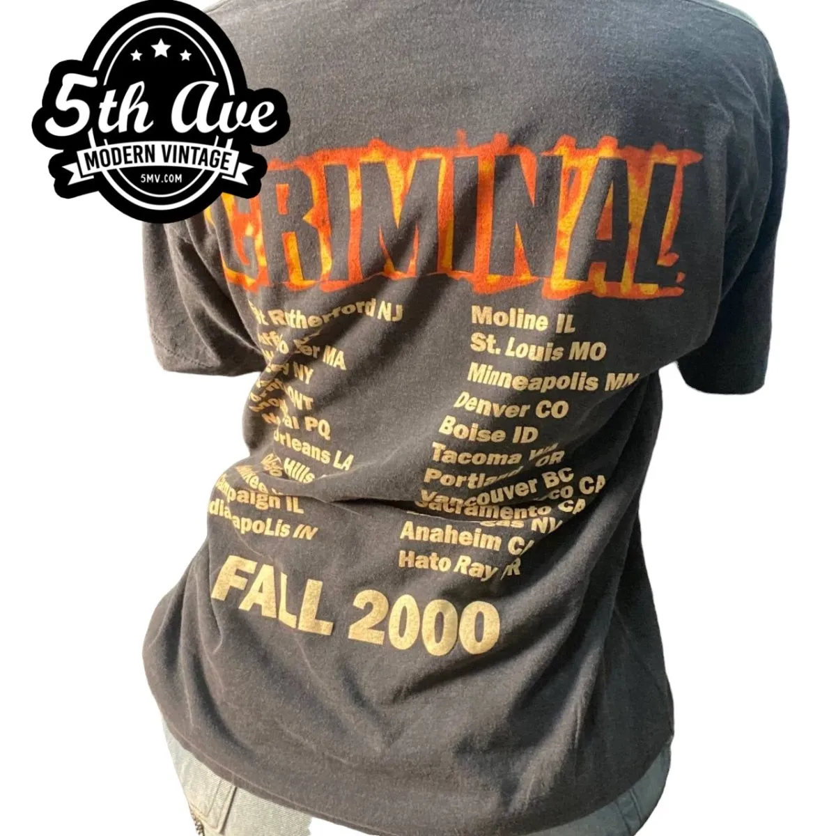 Eminem Criminal Tour 2000 t shirt