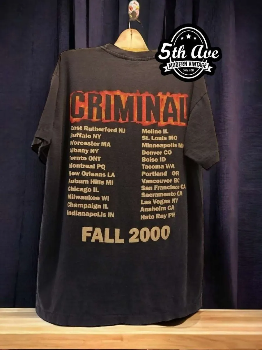 Eminem Criminal Tour 2000 t shirt