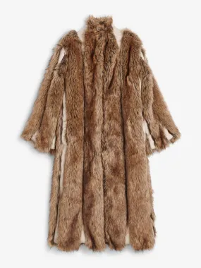 Faux fur coat