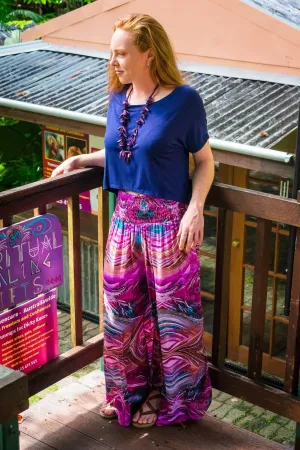 Fern Pants - Ripple Mauve