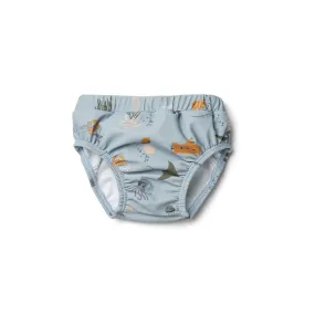 Frej Baby Boy Swim Pants - Sea creature mix