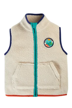 Frugi Bude Borg Gilet Moon