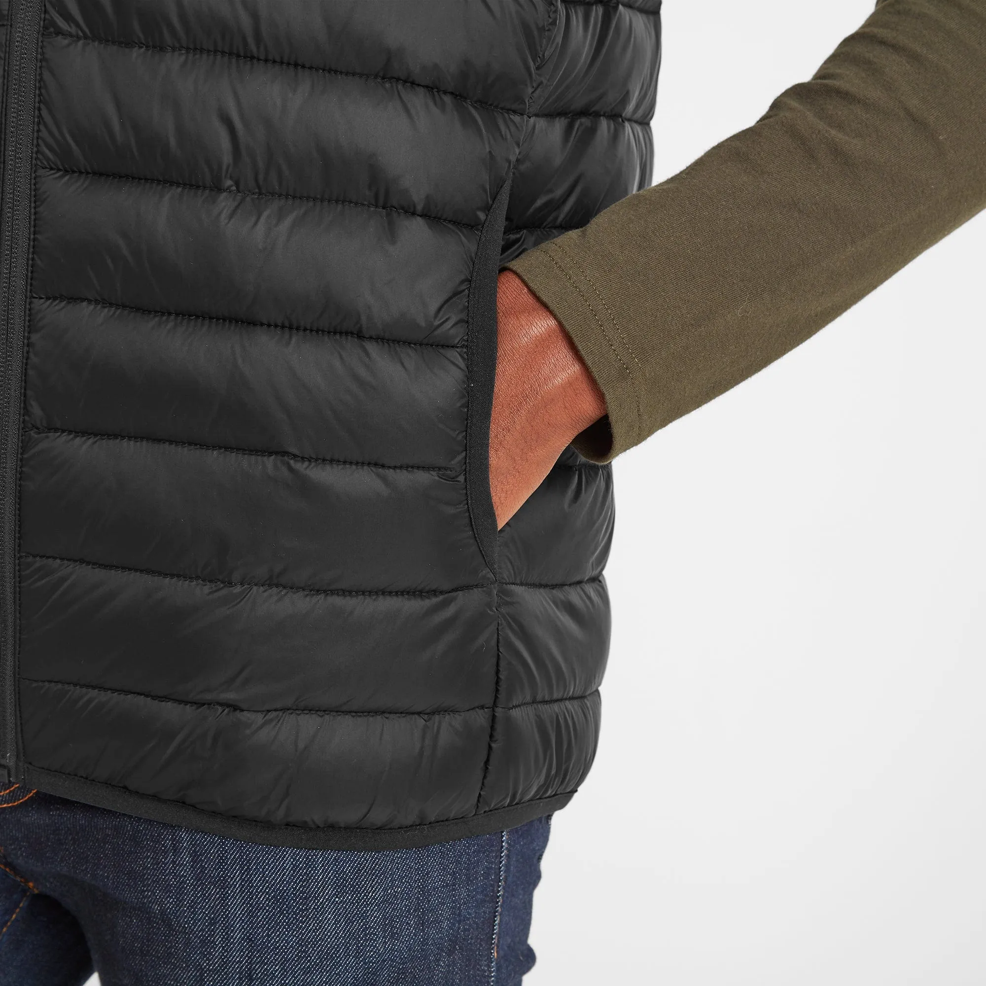 Gibson Mens Insulated Padded Gilet - Black