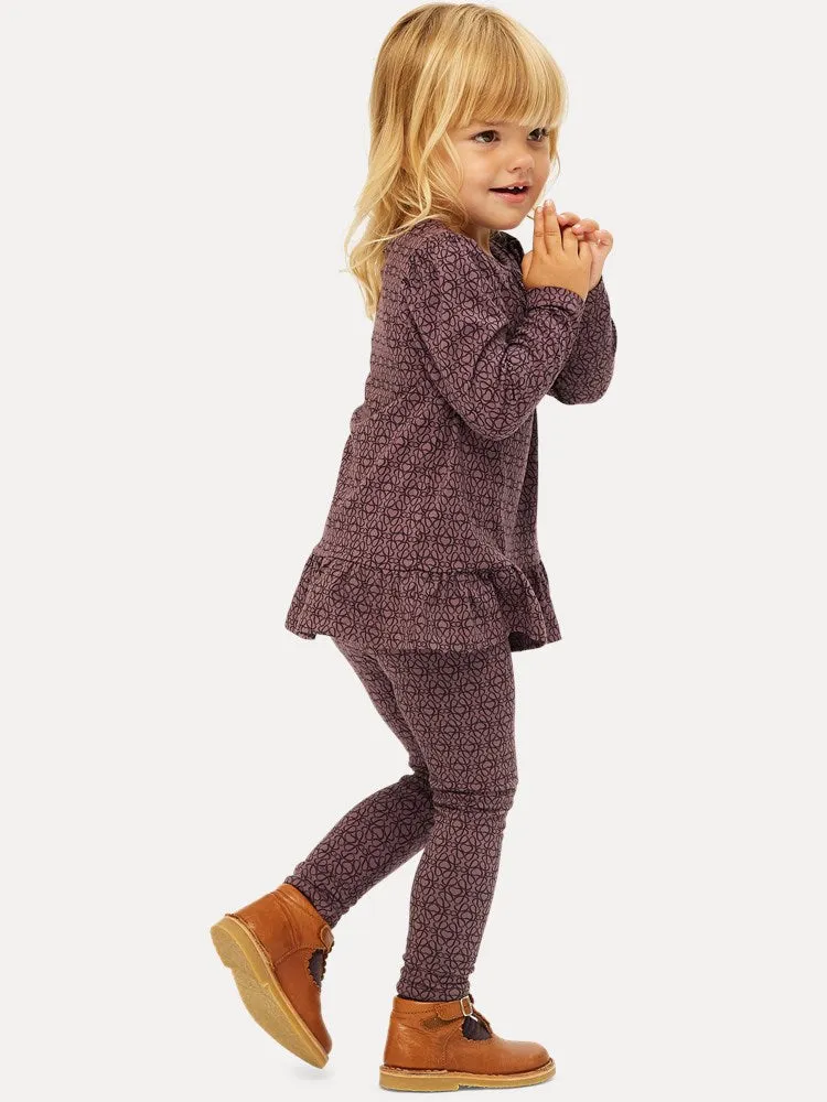 Girl's Organic-cotton Leggings - Dana