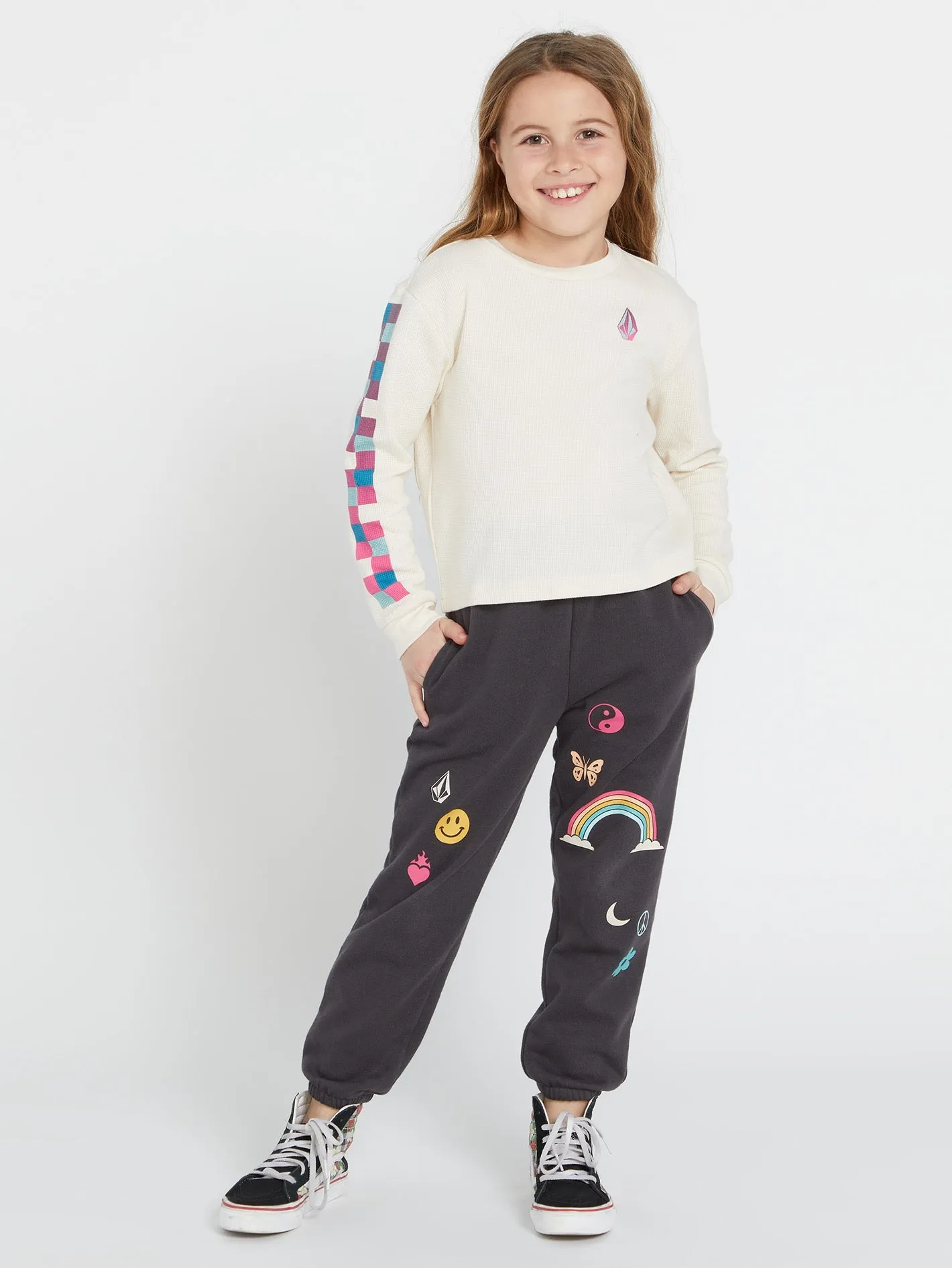 Girls Truly Stoked Pants - Vintage Black