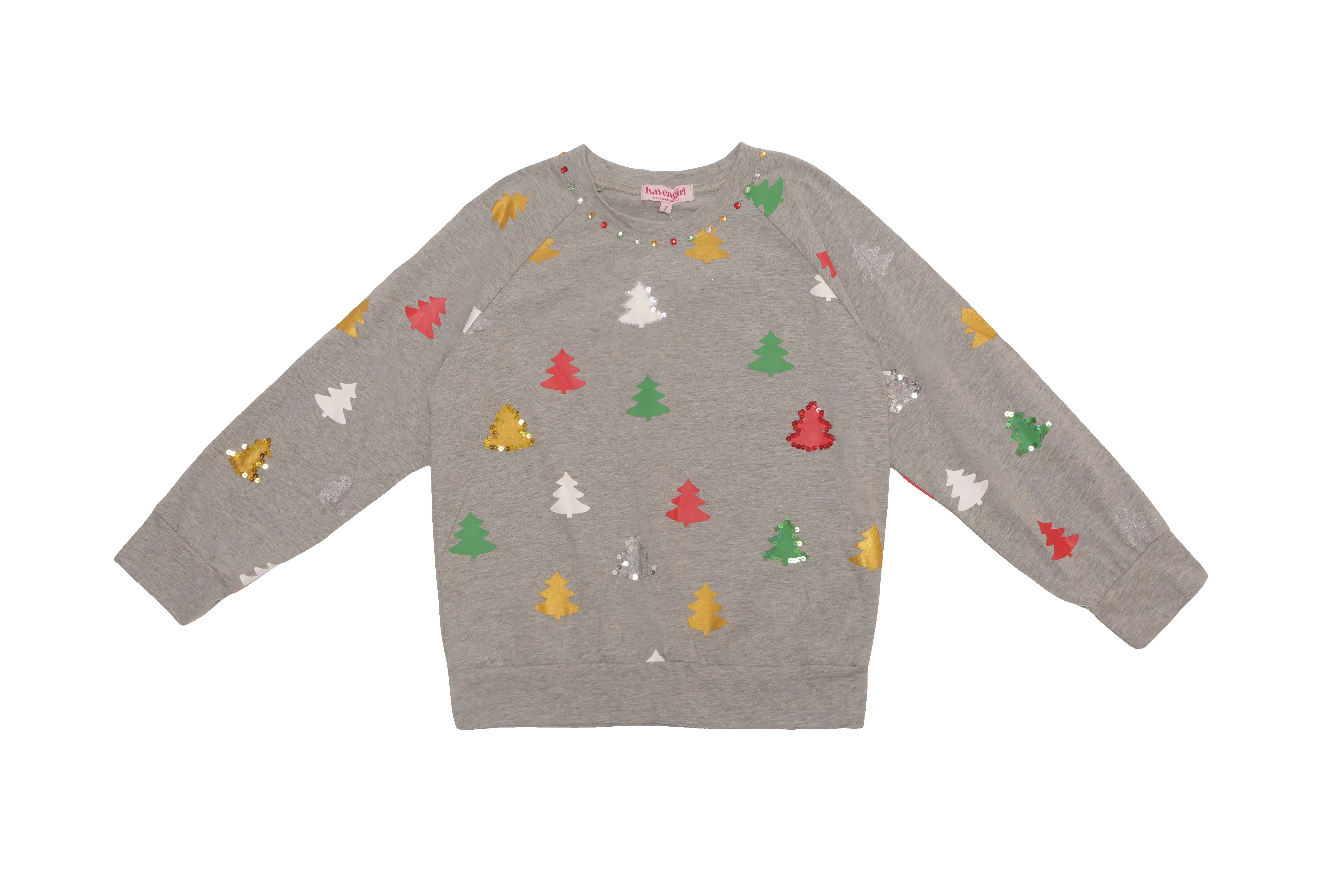 HAV Grey Christmas Tree Sweashirt