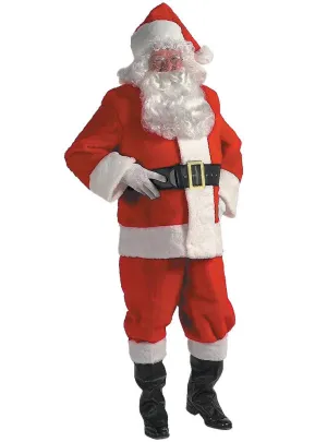 High Quality Santa Suit Plus Size Mens Christmas Costume