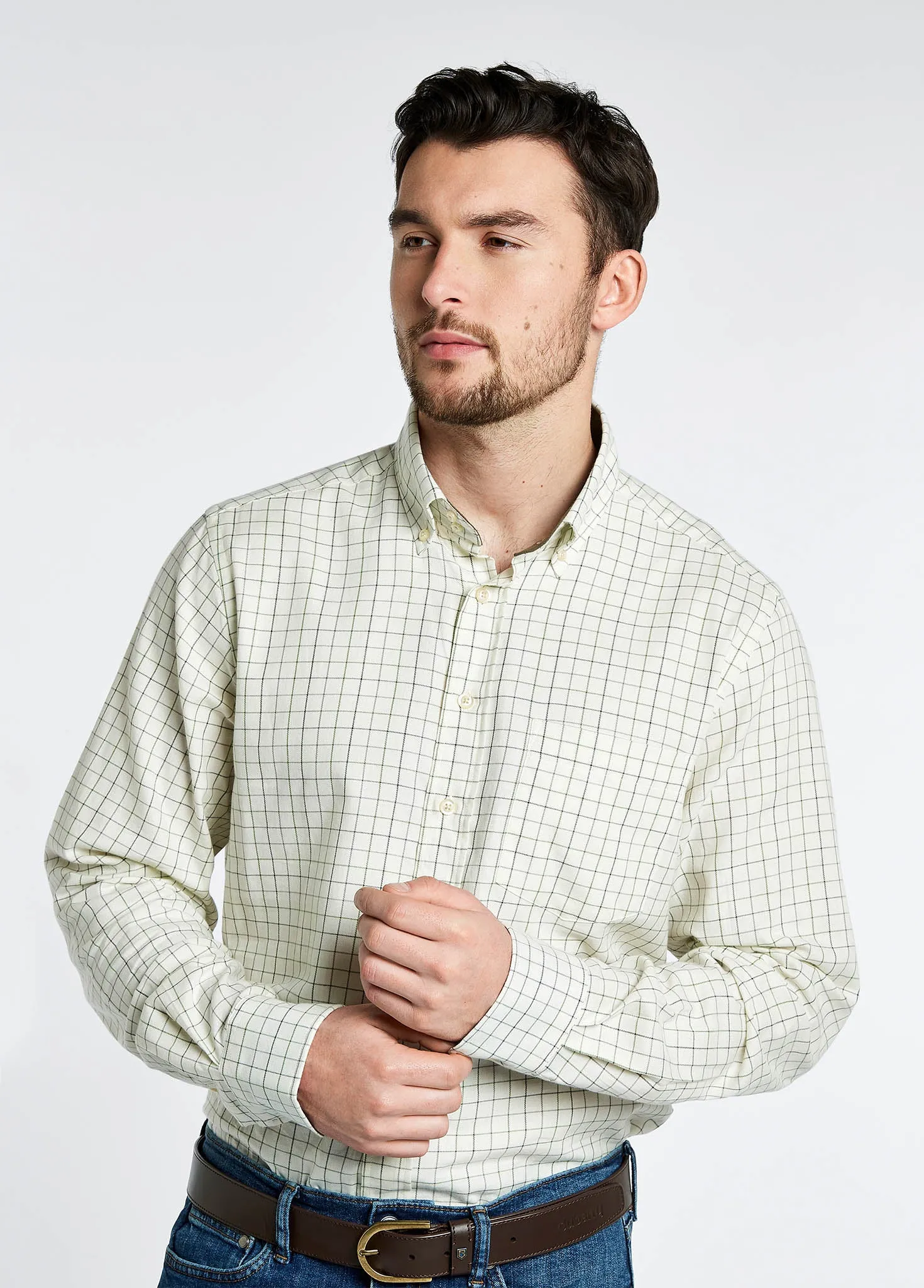 Hollymount Check Shirt - Verdigris