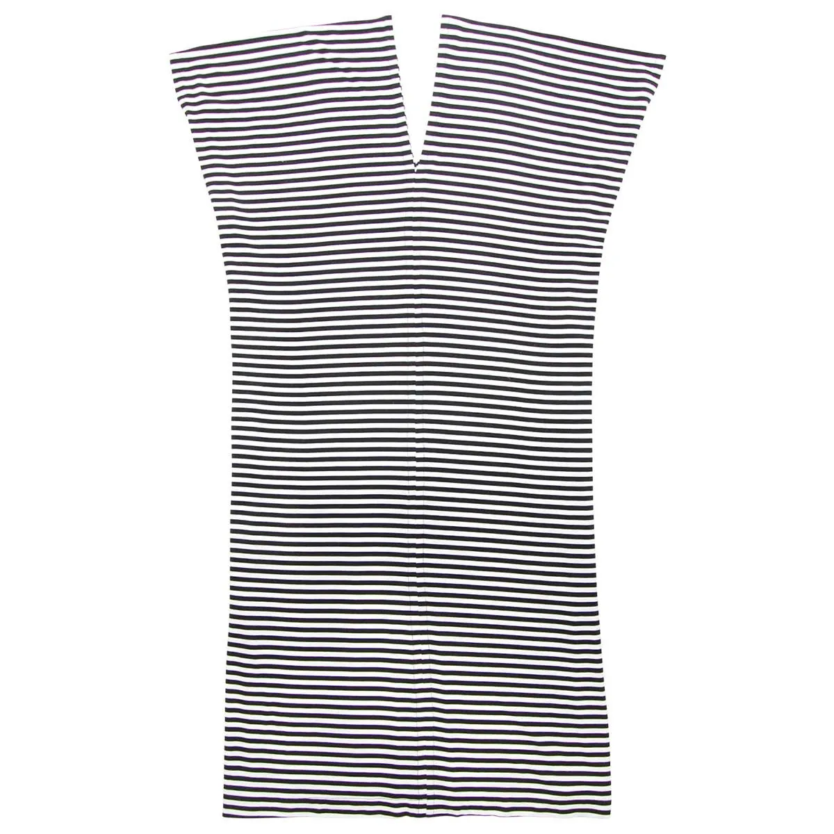 Iselin Dress - Black & White Stripe