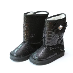 Ivy Sequin Flower Boot