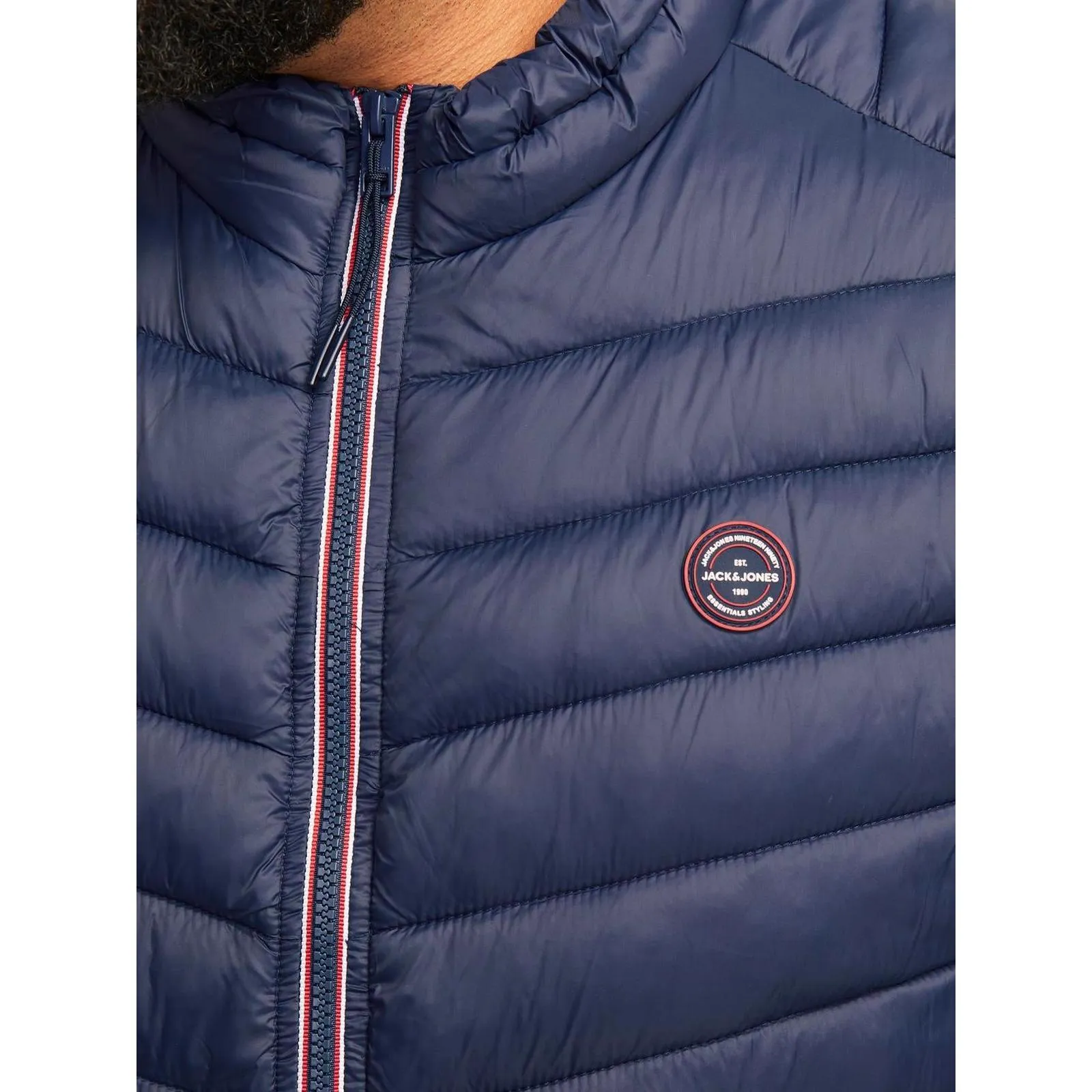 Jack & Jones Mens Sprint Big & Tall Padded Gilet