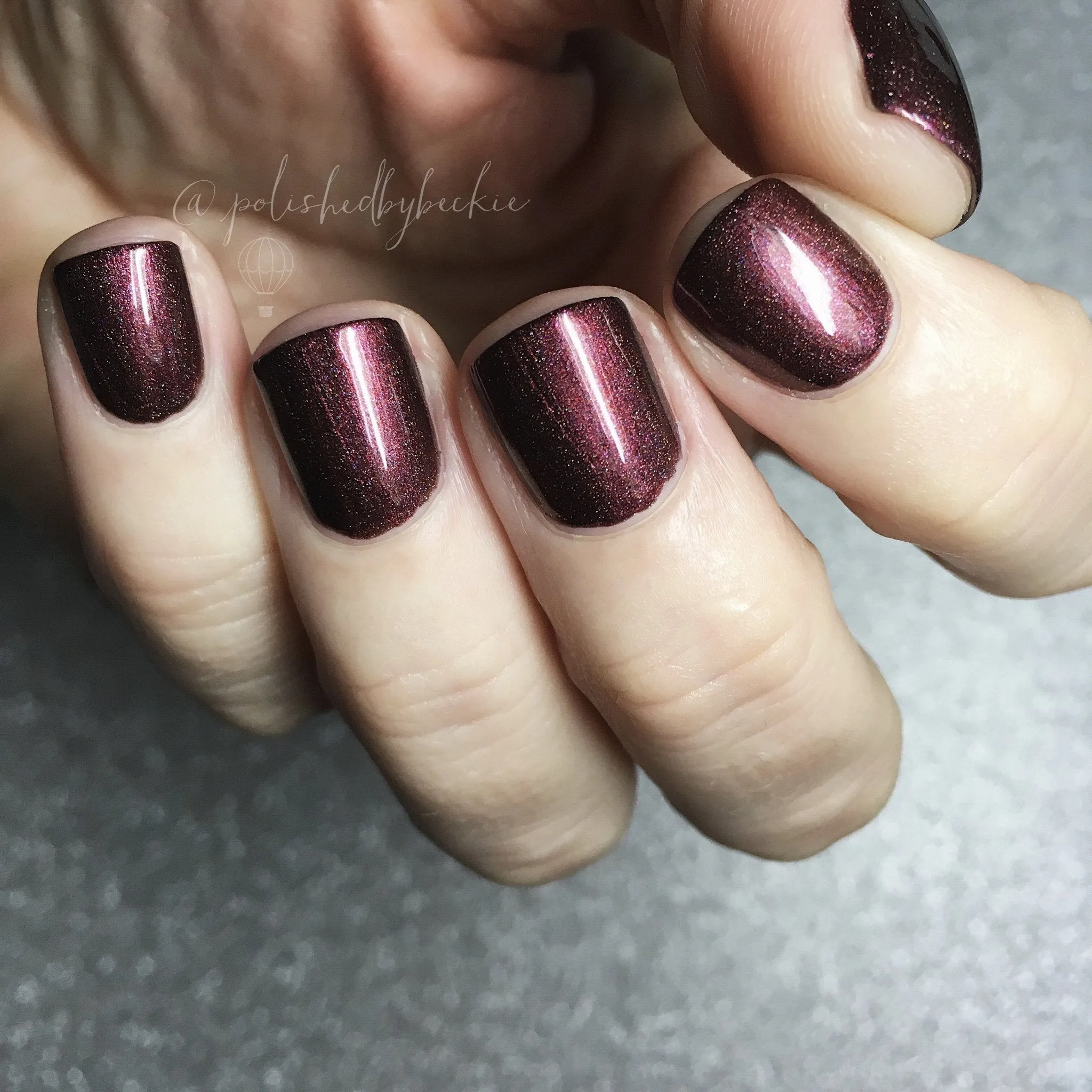 January Garnet Birthstone Indie Nail Polish