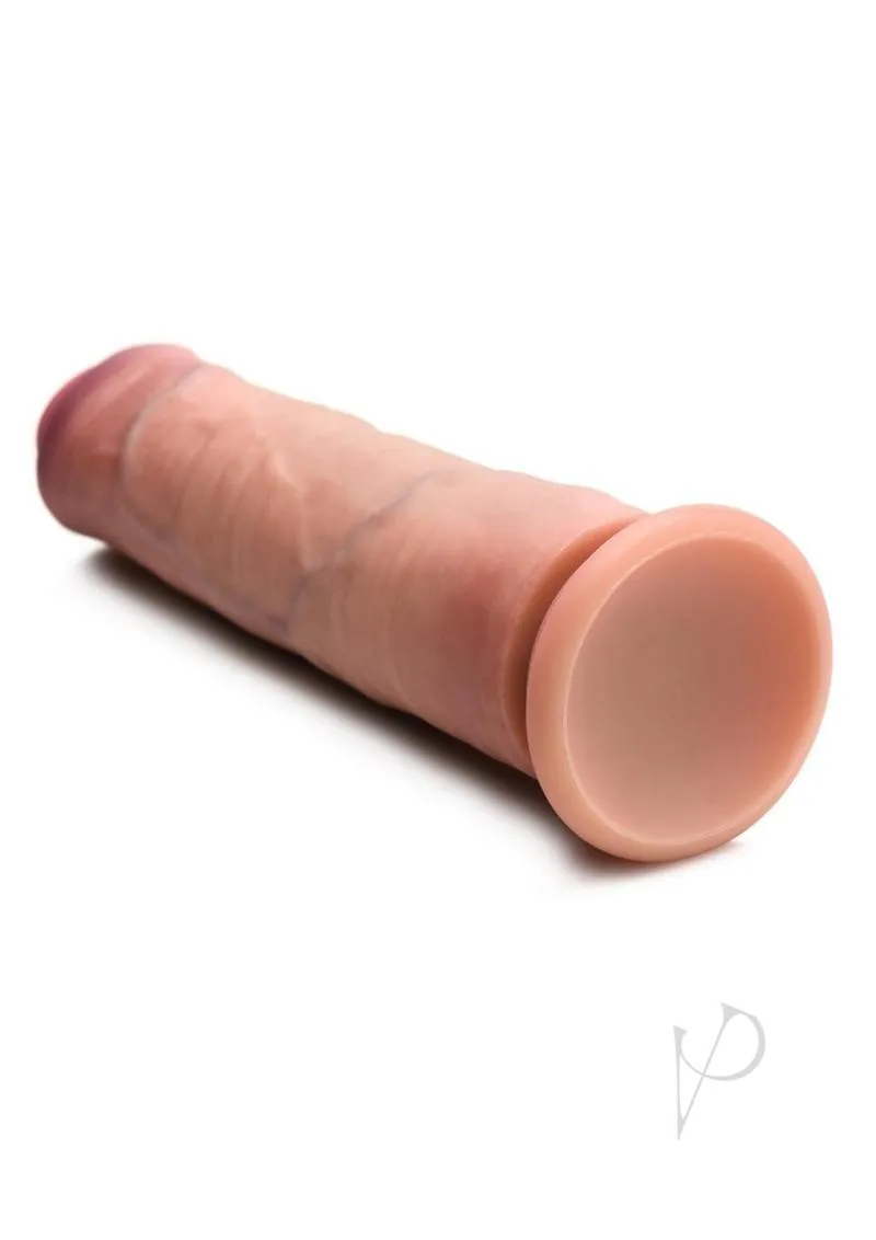 Jock Dual Dense Uncut Dildo 8.5 Tan